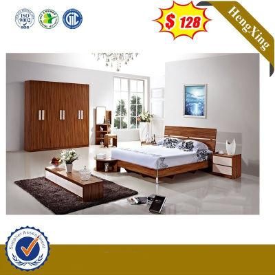 Modern Hotel Home Wooden Living Room Furniture Bedroom Set Mattress Drawer Cabinets Single Queen Double King Bed