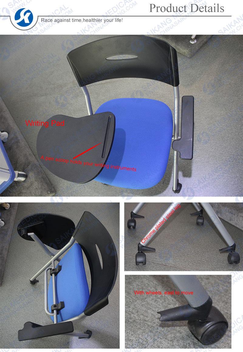 Comfortable Cheap Office Training Chair with Writing Table