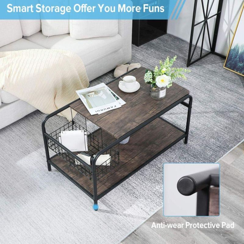 Create a Comfortable Family Recreation Area Modern Cocktail Coffee Table