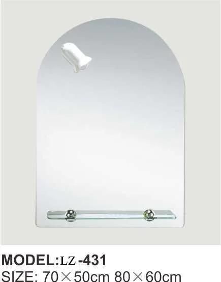 High Quality Bathroom Mirror with Bracket Including Lamp (LZ-009)