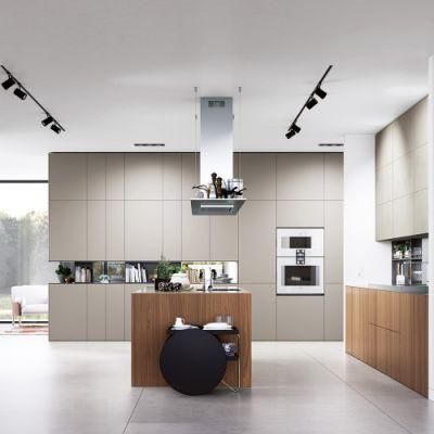Factory Prefab Italian Home Laminate Sheet Modern High End Tall Kitchen Cabinet