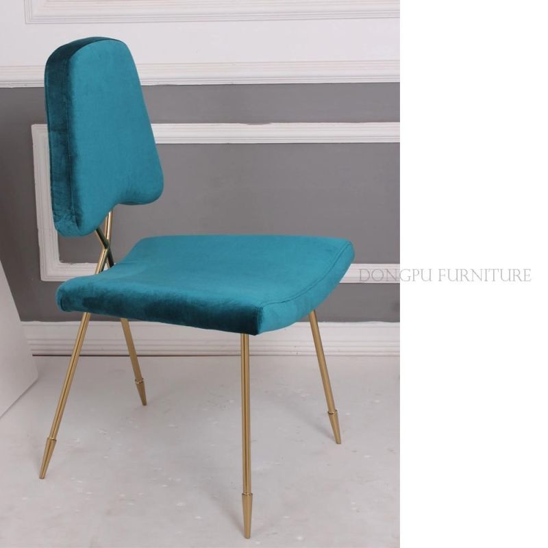 Modern Nordic Hot Sale Metal Dressing Chair Dining Chair