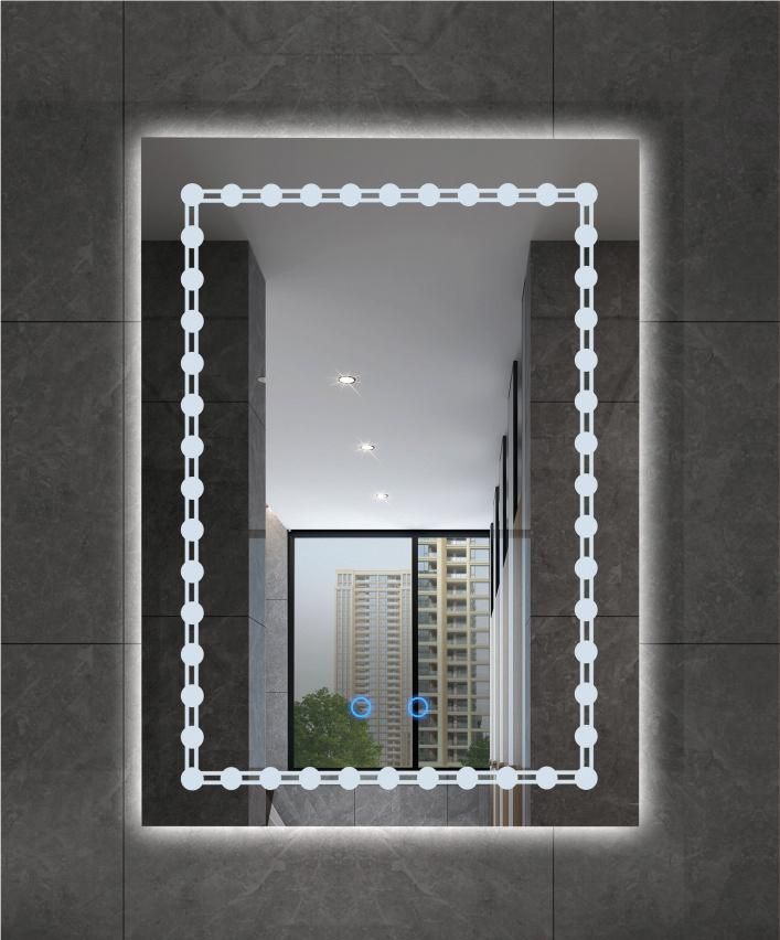 Hangzhou Factory Touch Switch Bathrooms Mirror for LED Mirror Smart