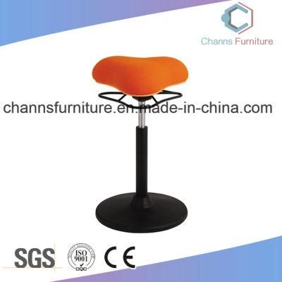 Modern Furniture Metal Orange Fabric Office Bar Chair