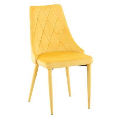 Luxury Style Hotel Modern Fabric Restaurant Colorful Dining Room Chair