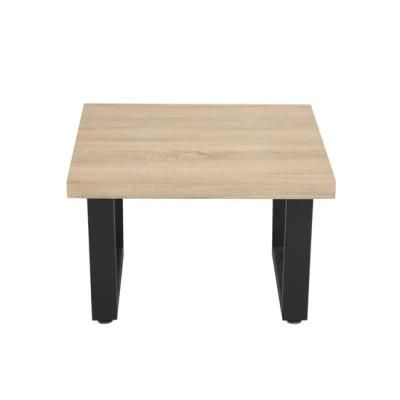 Light Small Size Laminated Home Modern Wooden MDF Maple Maple Special Center Table
