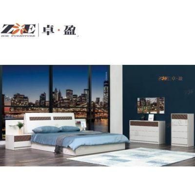 Modern MDF Furniture King Size Bed with Storage Bedroom Furniture