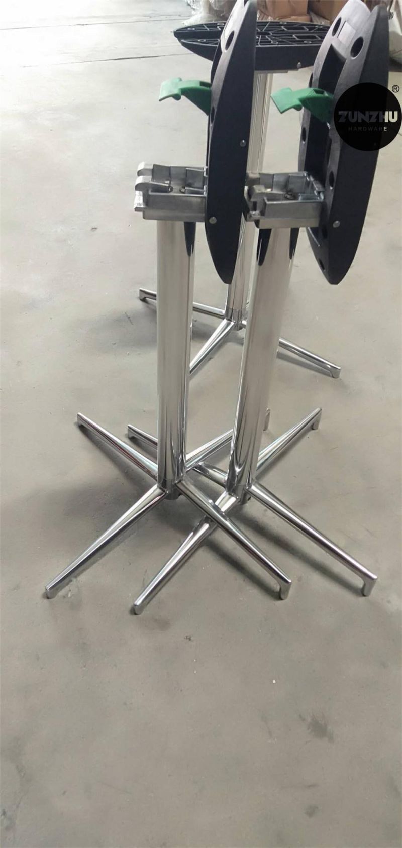 Stainless Steel Base White/Black/Beige Furniture Legs Coffee Table for Hotel and Restaurant