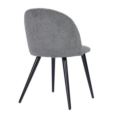 Wholesale Nordic Upholstered Dining Room Chair Modern Luxury Furniture Button Tufted Fabric Velvet Dining Chair