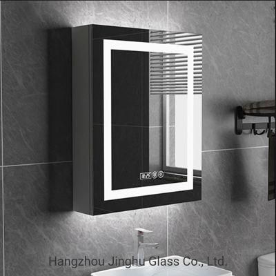 Modern Style Wall Mounted LED Lighting Aluminum Mirror Cabinet for Bathroom Decoration