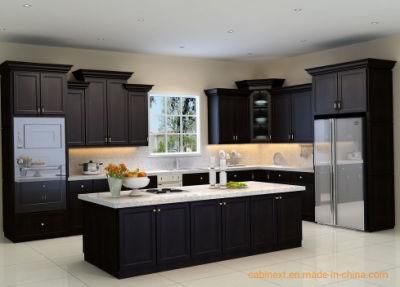 High Quality Fitted American Framed Kitchen Cabinet Furniture Solid Wood