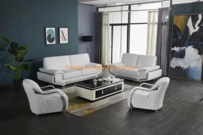 Latest Modern European Style Living Room Top Grain Leather 1+1+2+3 Seater Home Furniture Sofa