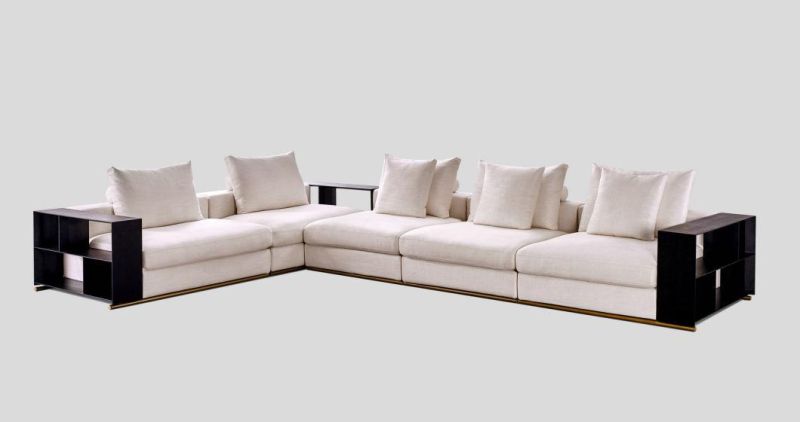 Modern Livingroom Furniture Round Stool Sofa Side Leather Stool