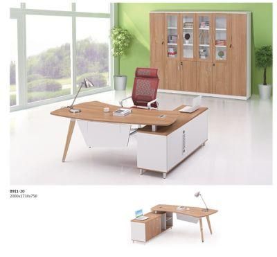 Wood Legs Modern Office Table Excutive Desk Office Furniture (M-T1813)
