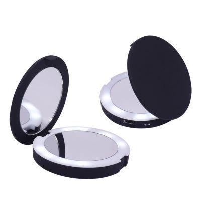 Portable Compact LED Makeup Charger Mirror