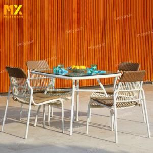New Arrive Modern Style Outdoor Garden Dining Furniture with PE Rattan