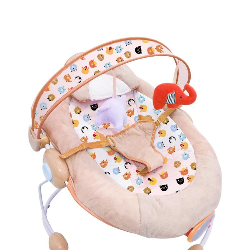 2022 Wholesale Baby Bouncer Rockers Musical Vibration Baby Rocking Chair with Toys