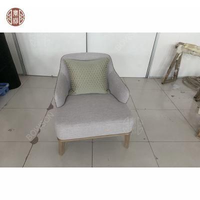 Commercial Wood Hotel Furniture Hotel Lobby Leisure Chair