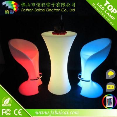 LED Illuminated Furniture Rechargeable LED Table for Wedding /Events/Party