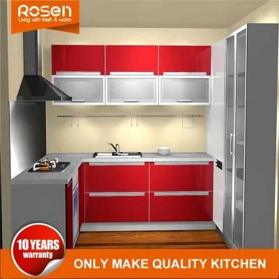 Unique Red New Model Wholesale Lacquer Kitchen Furniture Cabinets