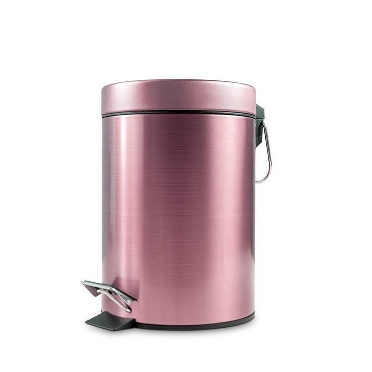 Modern New Design Household 3L Stainless Steel Dustbin