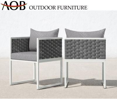 Modern Garden Outdoor Patio Home Hotel Resort Villa Restaurant Project Rope Dining Chair Furniture