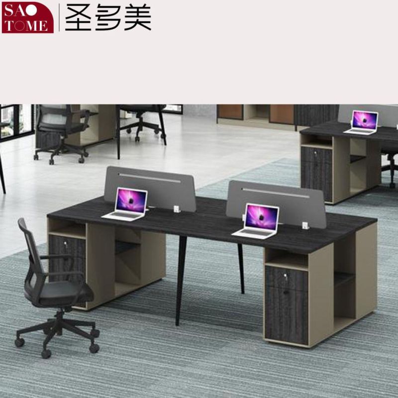 Modern Luxury Foshan Office Wooden Table Ordinary Desk Office Furniture Single Seat