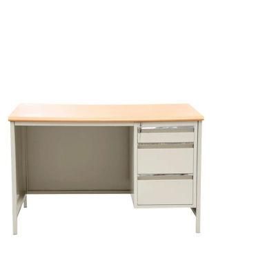 School Office Furniture Steel Wooden MDF 25mm Tabletop Computer Desk