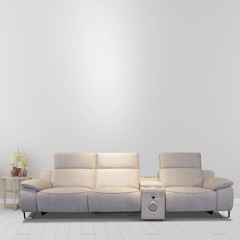 Luxury Sofa Set for Living Room Furniture Recliners Set Fabric Electric Recliner Sofa Set Couch