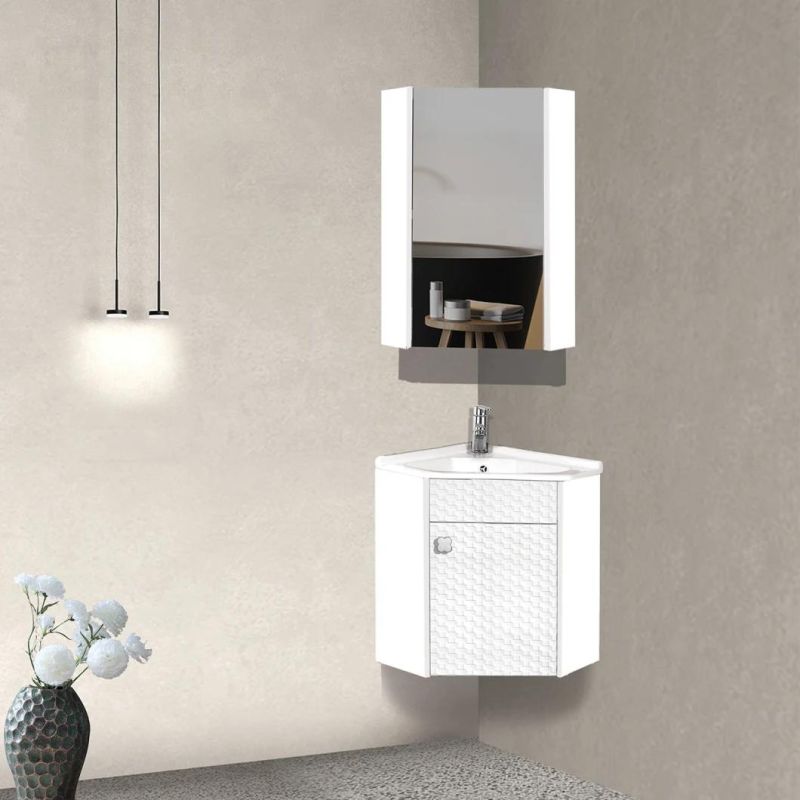 2022 Hot Sale PVC Bathroom Furniture with Mirrorbathroom Cabinet