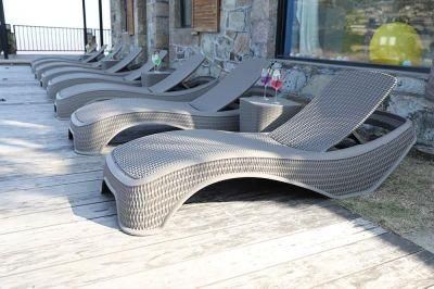 Adjustable Poly Rattan Sun Bed (ER-01G)