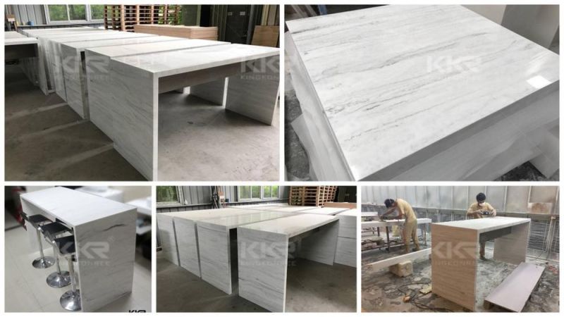 Dining Room Furniture Artificial Solid Surface Stone Bar Table