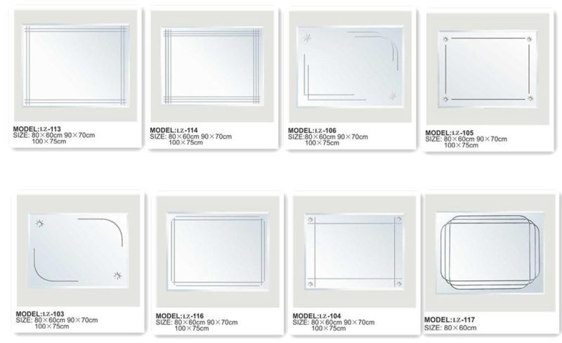 Hot Selling Frameless Bathroom Mirror (LZ-0043)