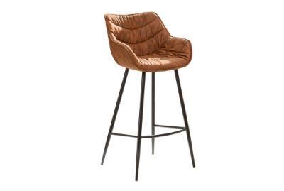 Bar Stool Wholesale Luxury Nordic Cheap Indoor Home Furniture Room Restaurant Dining Leather Modern Bar Stool