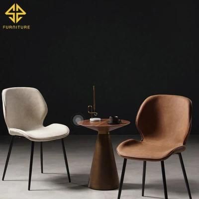 Nordic Style Metal Leisure Chair for Dining Room Living Room