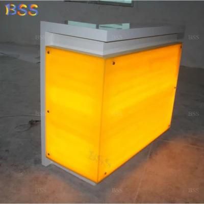 LED Illuminated Small Restaurant Drink Fancy Mini Bar Counter