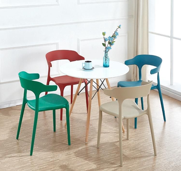 Modern Dining Chairs Set Dining Room Short Back Plastic Chaise Home Furniture Acrylic Chairs Clear Dining Chair