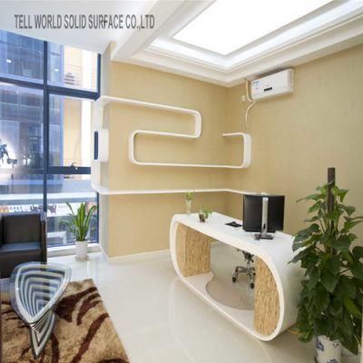 Tell World Hot Sale Curved CEO Desk Furniture Office Desk