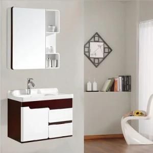 Wall-Mounted Modern Solid Wood Bathroom Cabinet Combination Sr-068