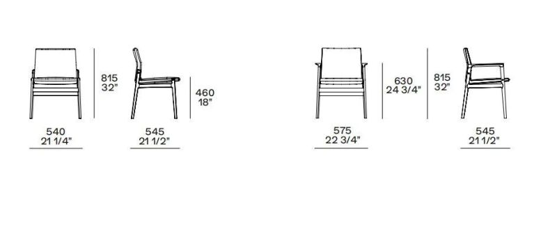 Ipanema Chair, Latest Italian Design Chair, Home Furniture Set and Hotel Furniture Custom-Made