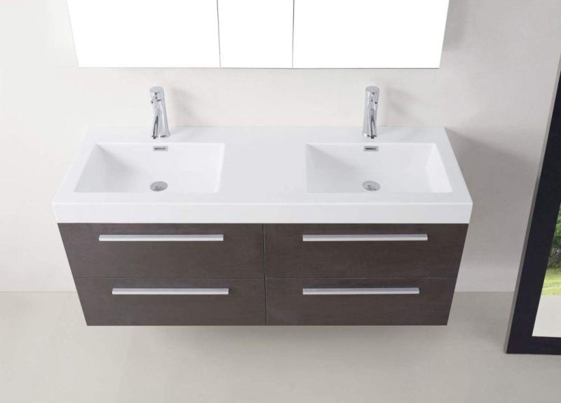 Modern Moistureproof Single Sink Melamine Bathroom Cabinet