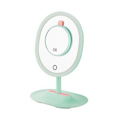 Newest Rechargeable Makeup Mirror with 5X Magnifying Glass LED Products
