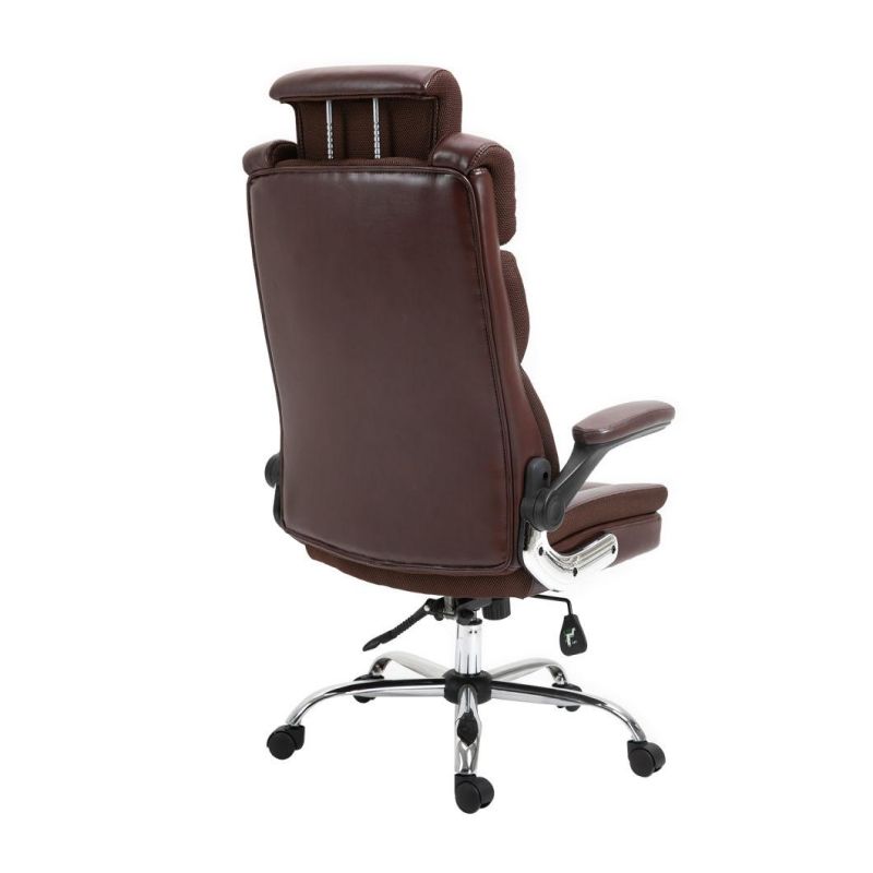 Modern New Design Swivel Cheap Office Room Rotating Wheel Dining Meeting Boss Leather Chair