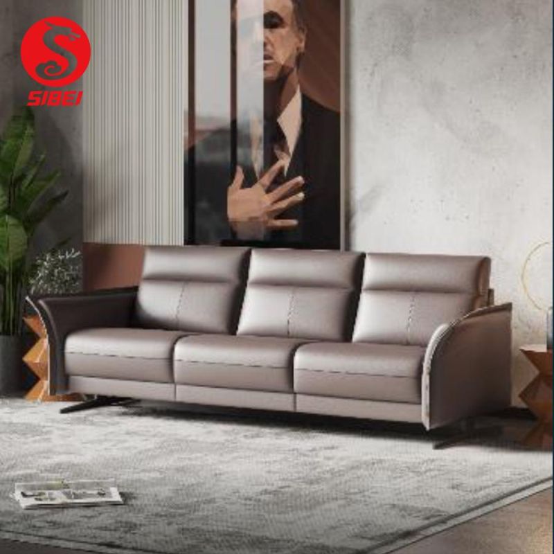 Wholesale Modern Design Lounge Leather Home Furniture Couch Living Room Sofa