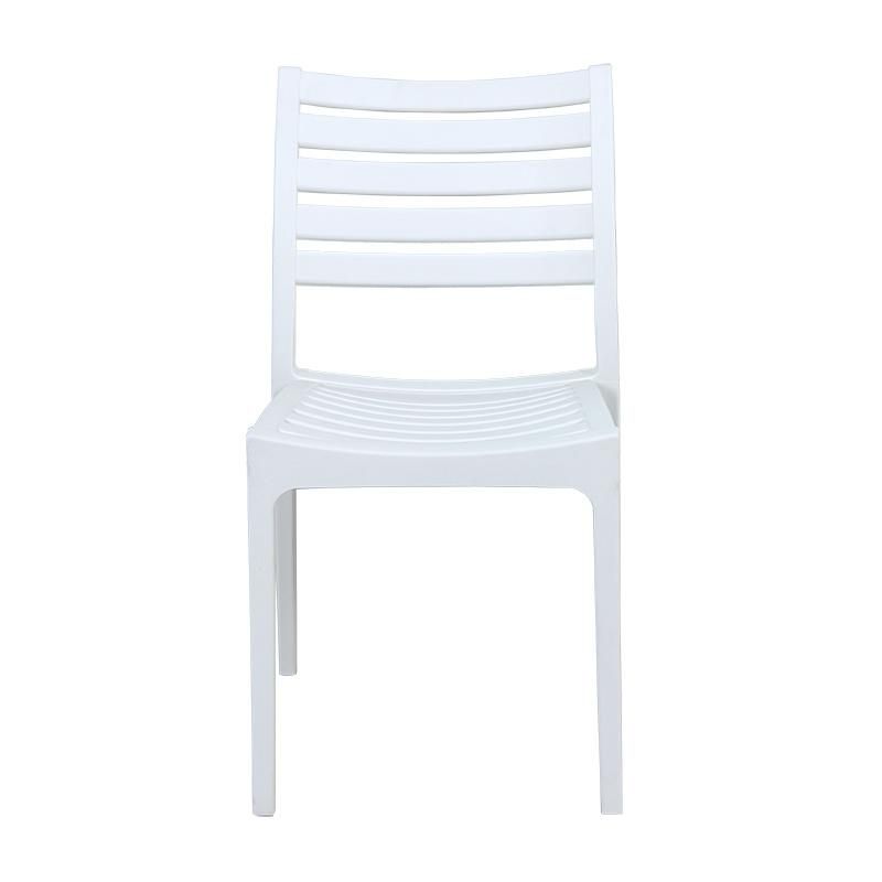 Wholesale Outdoor Furniture Modern Style Garden Furniture Joplin Plastic Chair Eco-Friendly PP Armless Dining Chair