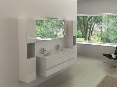 2022 Hot Sale Wholesale Melamine Bathroom Vanity with Mirror Cabinet