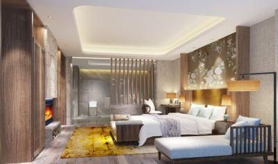 Chinese Wooden Modern Luxury Hotel King Room Bedroom Furniture/ Villa Furniture