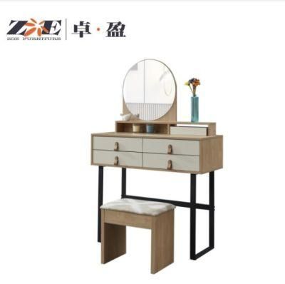 Hot Selling Apartment Project Solid Wood Design MDF Study Table Modern Bedroom Dresser Table