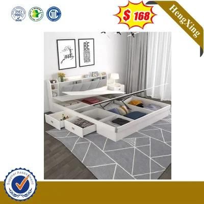 Modern Hotel Bedroom Furniture Set Wooden Double Bed MDF Bunk King Bed