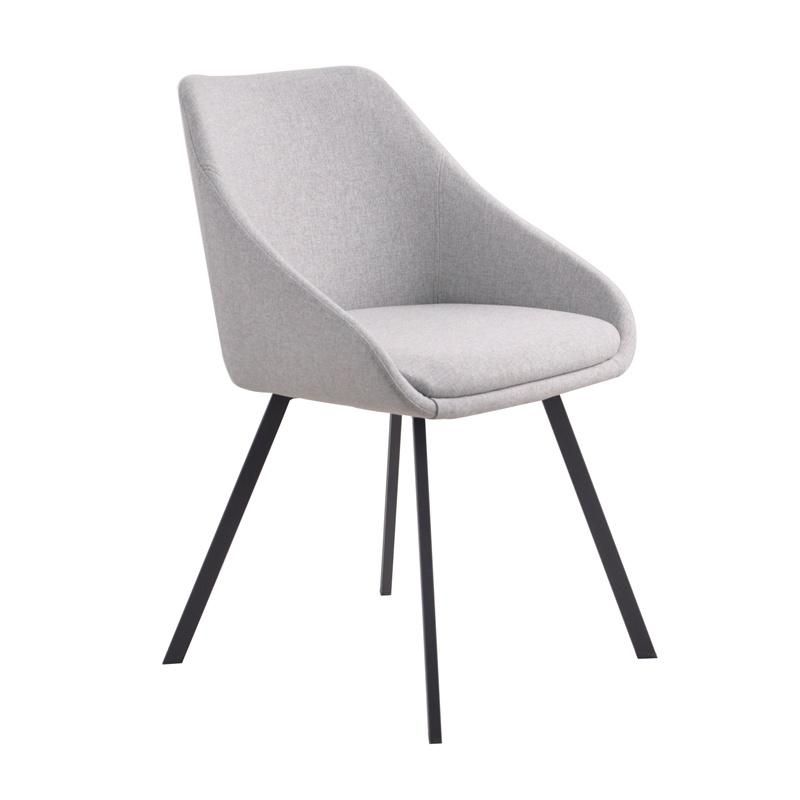 Restaurant Furniture Thick Padded Upholstered Seat Fabric Dining Chair